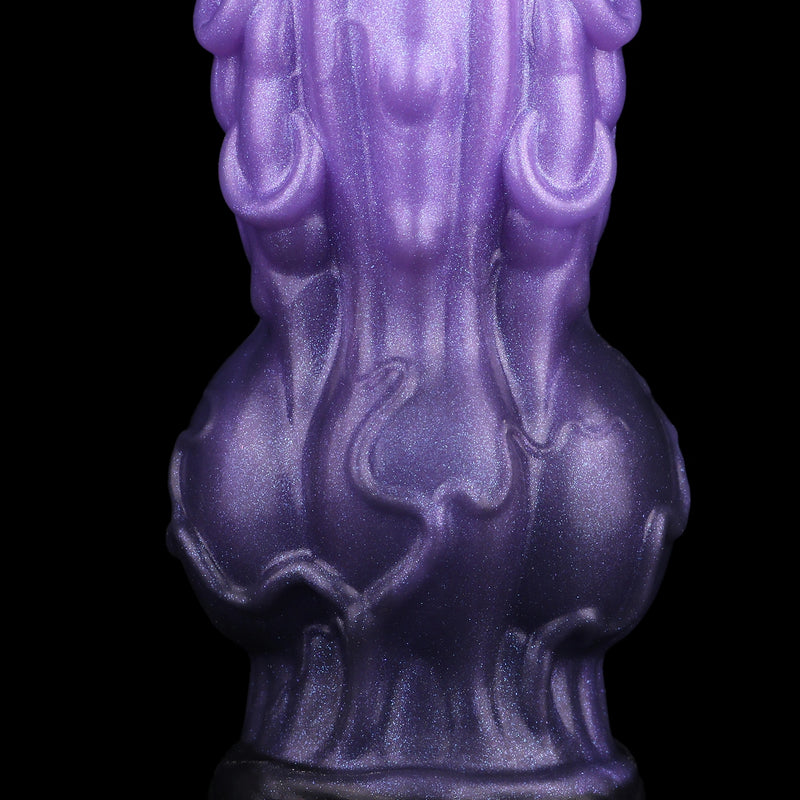 Knot Dildo Zelvoor Dual Layer Lavender 7.5cm Knot – bottom view