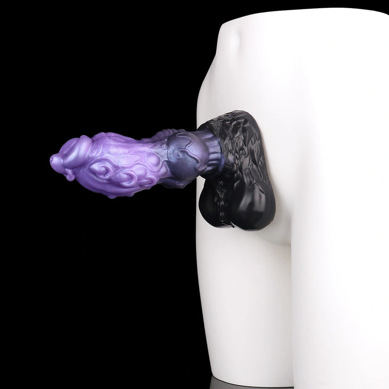 Knot Dildo Zelvoor Dual Layer Lavender 7.5cm Knot