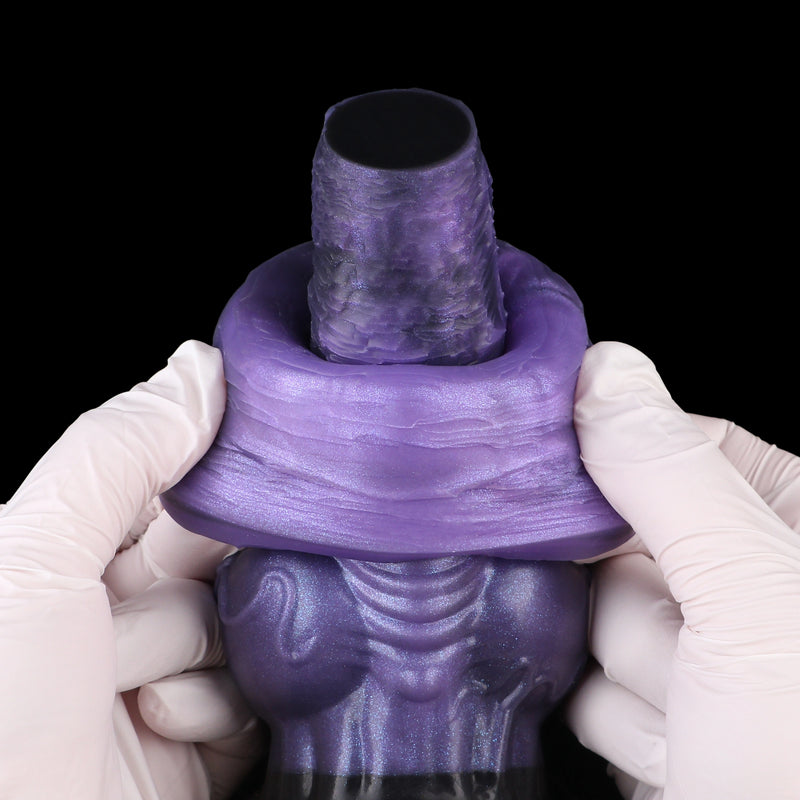 Knot Dildo Zelvoor Dual Layer Lavender 7.5cm Knot – packaging view