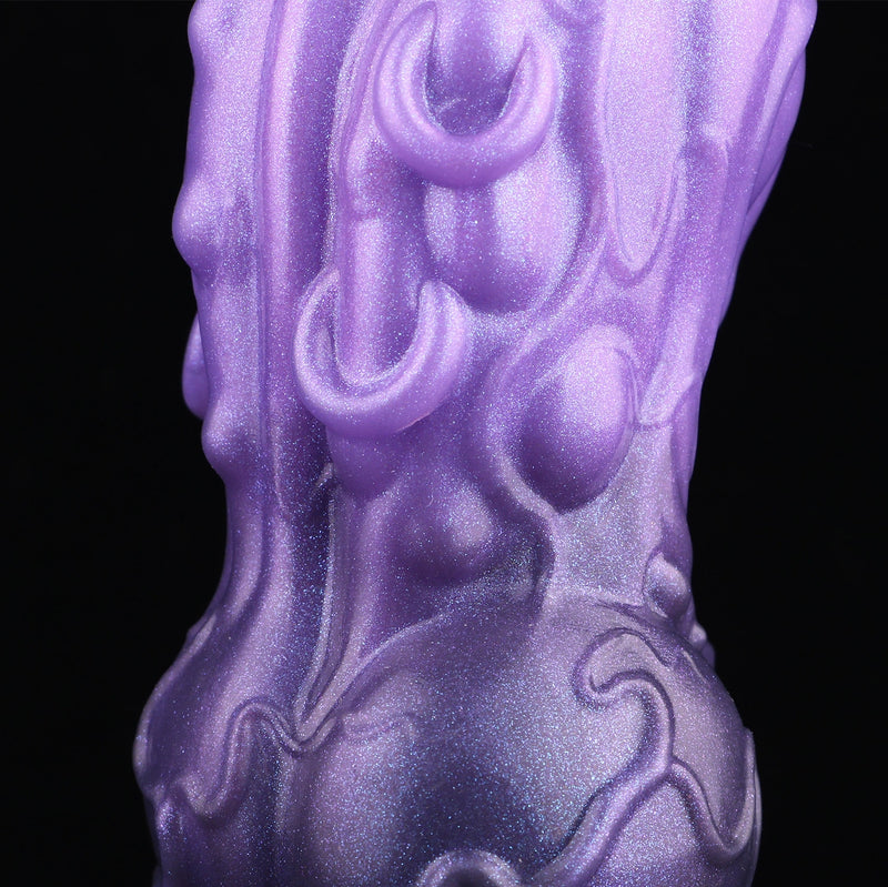 Knot Dildo Zelvoor Dual Layer Lavender 7.5cm Knot – top view